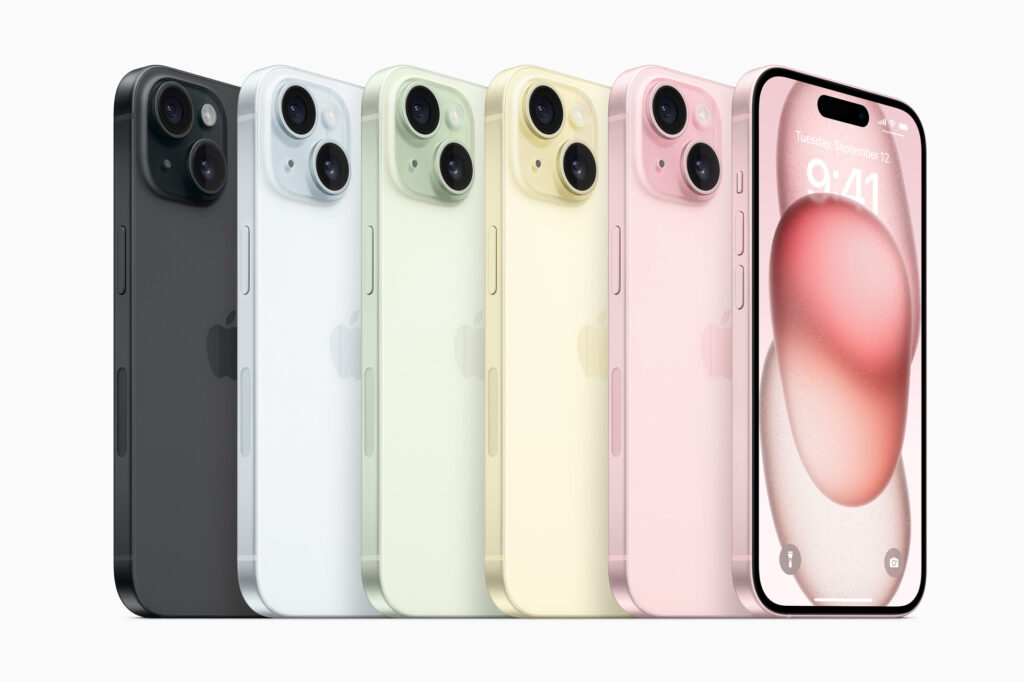 iPhone 15 colors