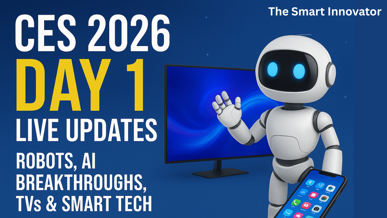 CES 2026 Day 1 Live Updates: Robots, AI, TVs & Smart Tech