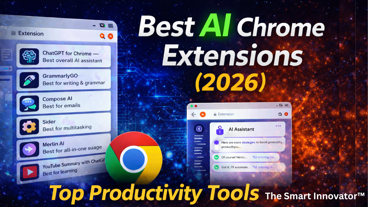 Best AI Chrome Extensions for Productivity (2026): Top Tools