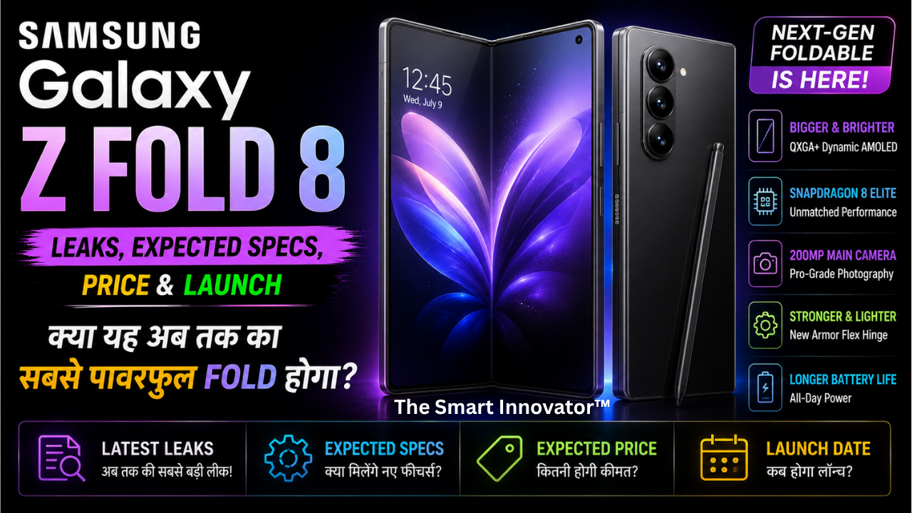 Samsung Galaxy Z Fold 8: Leaks, Expected Specs, Price & Launch
